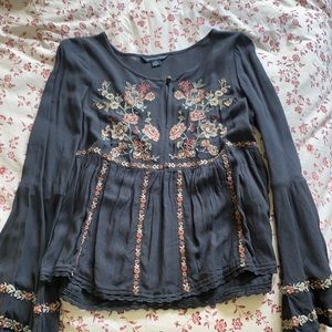 Aerie peasant blouse